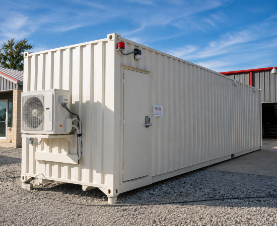40' Groundhog containerized shooting range exterior