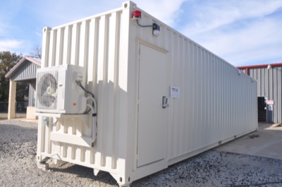 40' Groundhog containerized shooting range exterior