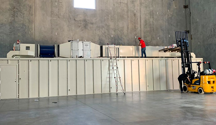 Custom build shooting range