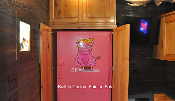 Custom Painted Safe