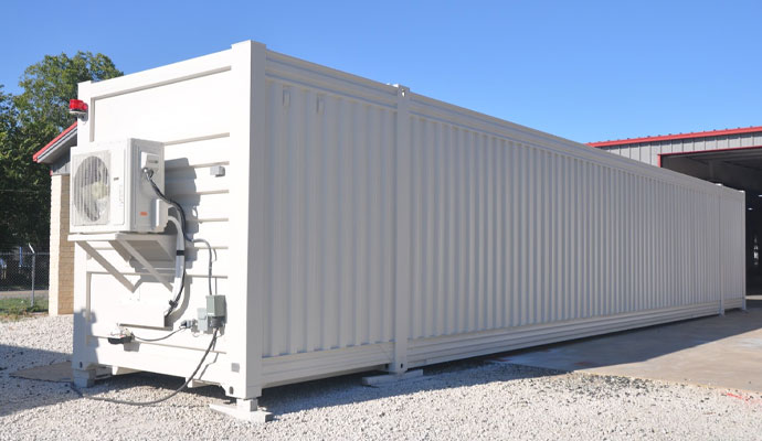 Ground hog shooting container