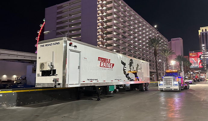 Mobile range technologies road king trailer