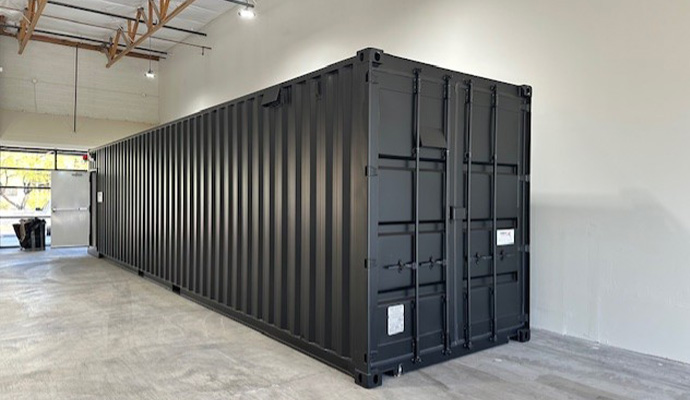 Mobile shooting ranges container