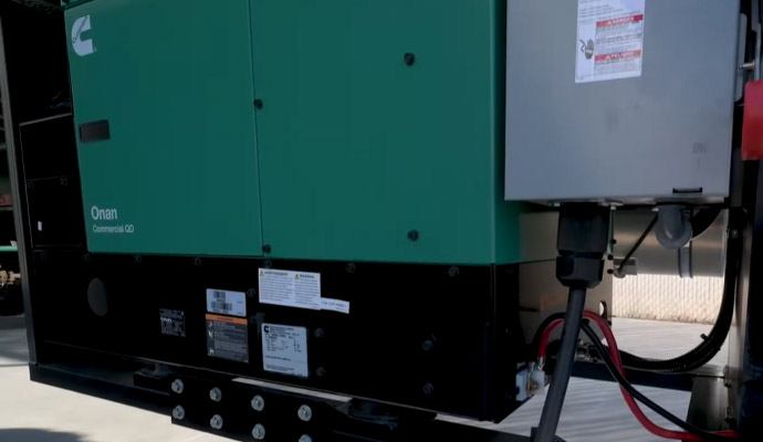 Onan 10 kW Generator for Mobile Shooting Ranges