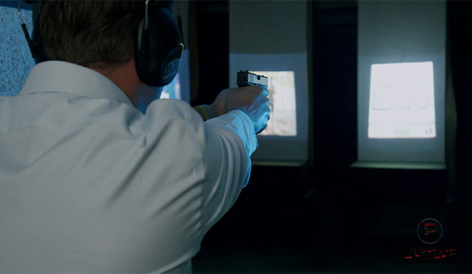 Virtual firearms training simulator