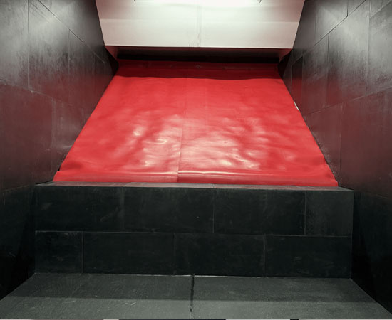 Red Rubber Bullet Trap