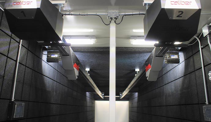 Mobile shooting range interior lane